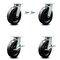 Service Caster 8 Inch Kingpinless Phenolic Wheel Caster Swivel Locks 2 Brakes SCC, 2PK SCC-KP30S820-PHR-BSL-2-SLB-2 - alternate 1